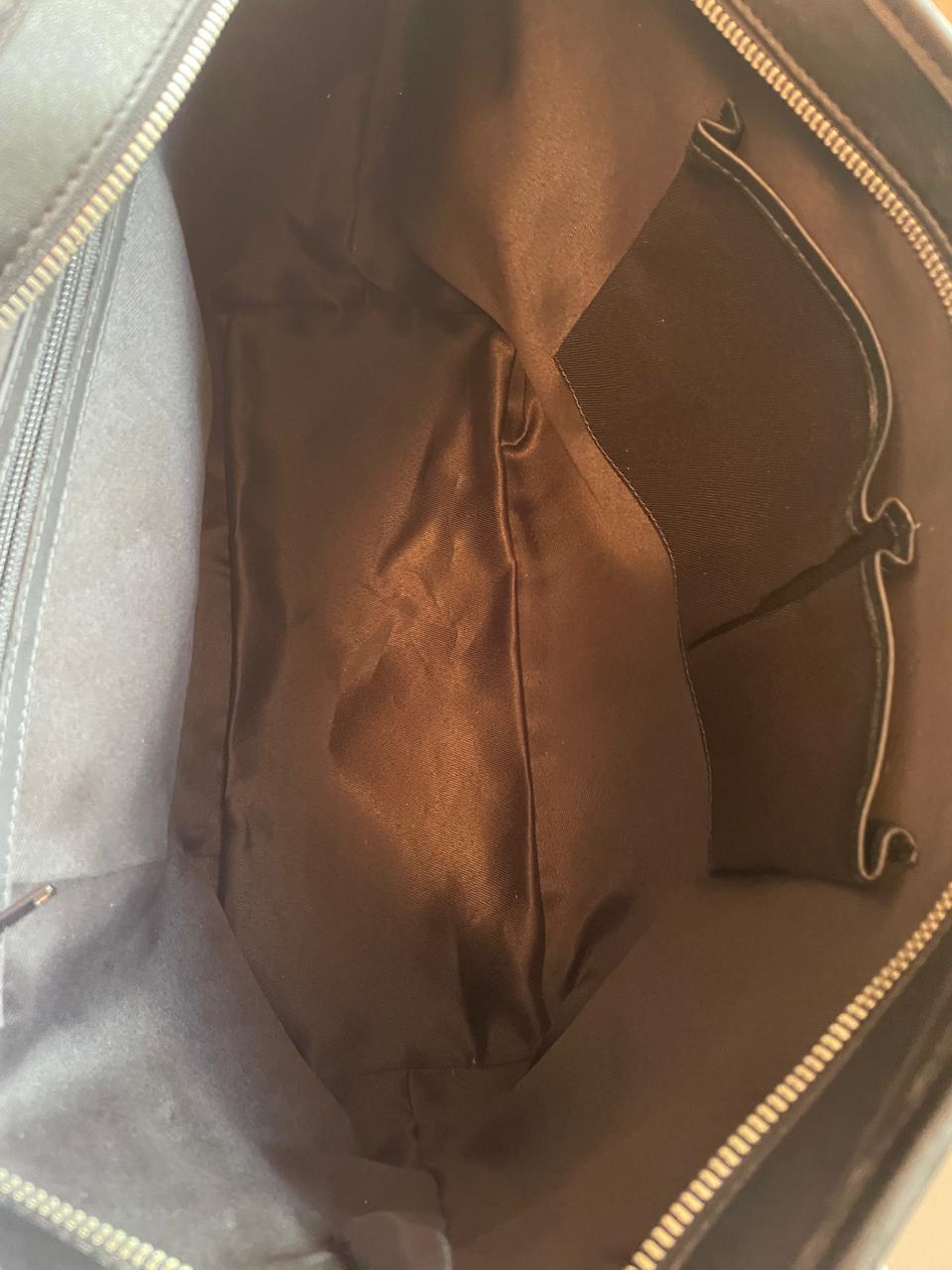 Genuine Leather Handmade Bag - Black - D2 (MWHB034)