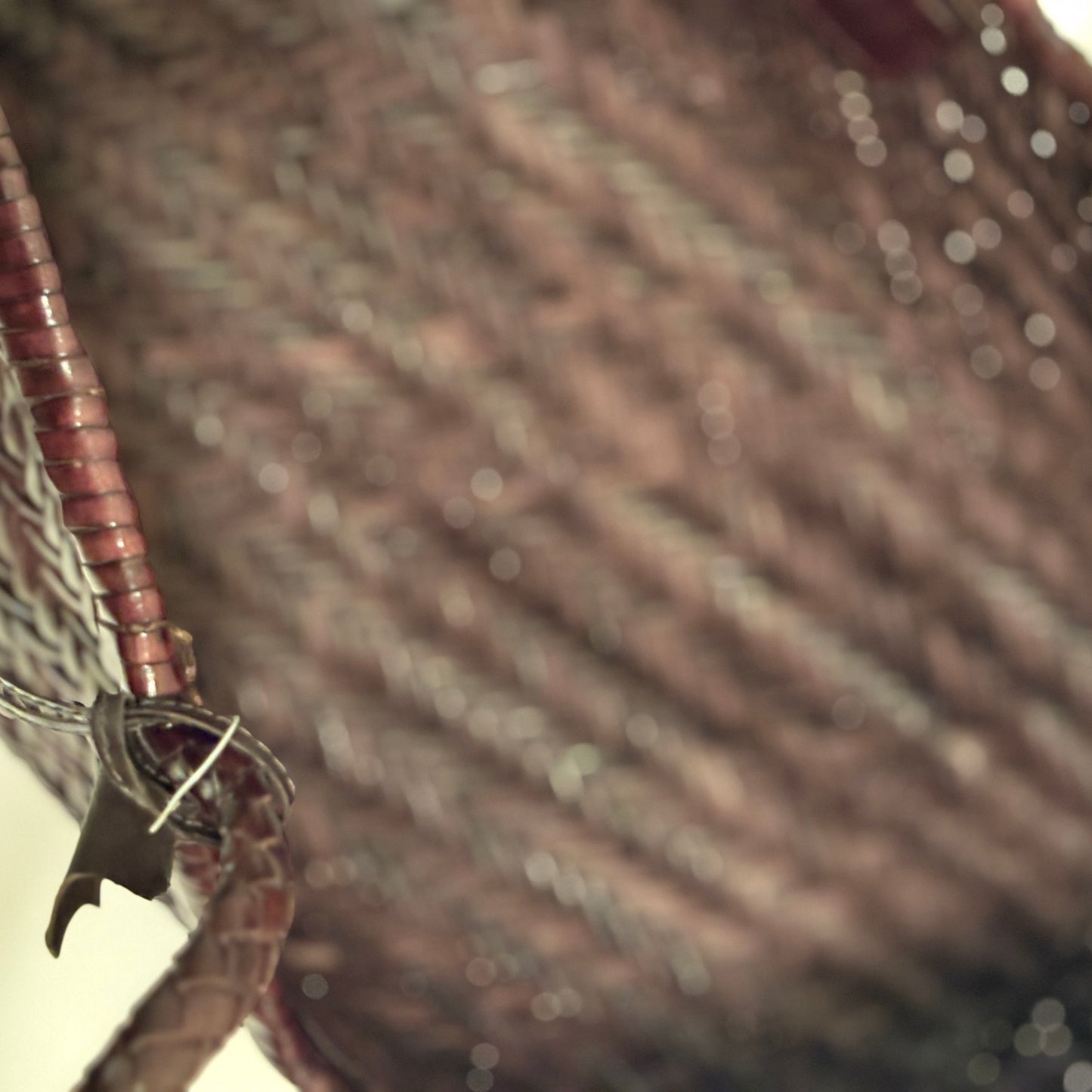 Genuine Leather Handmade Woven Tote / Hobo Bag - Coffee Brown (WHB008)